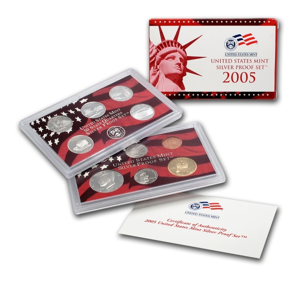 2005 united states mint silver proof set